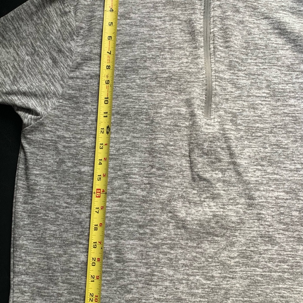 Gray Quarter-Zip Pullover - image 6